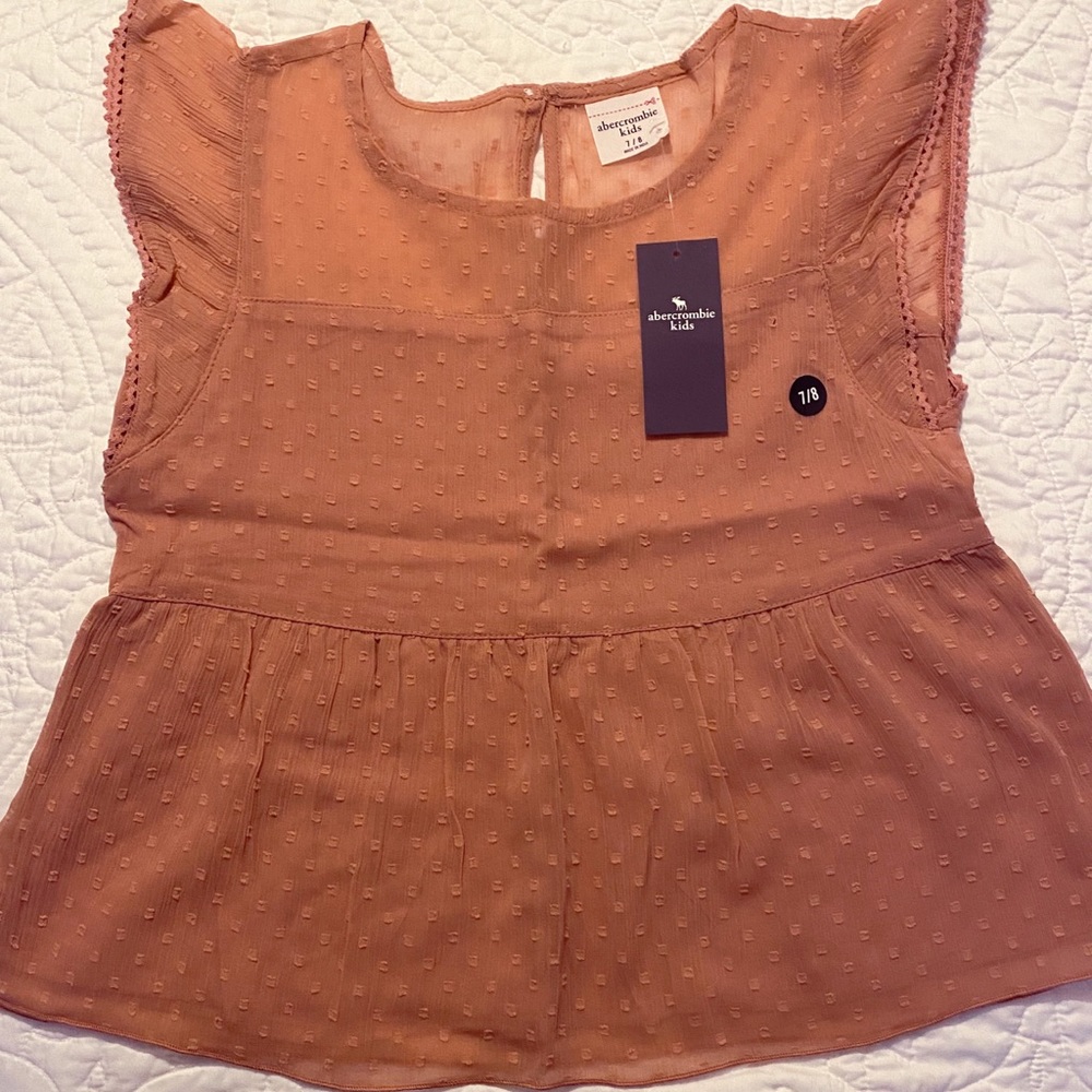 Little girls chiffon top